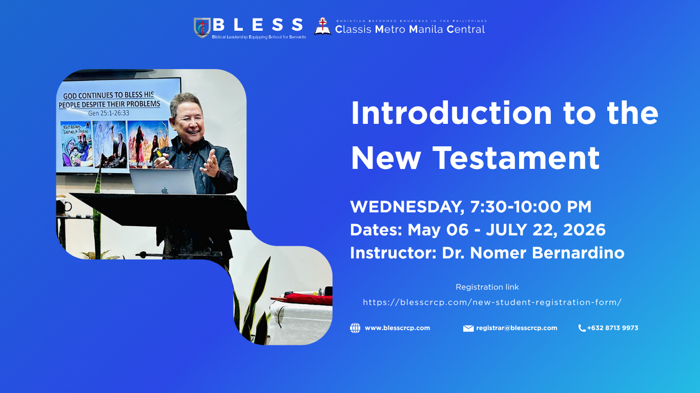 Introduction to the New Testament 2026